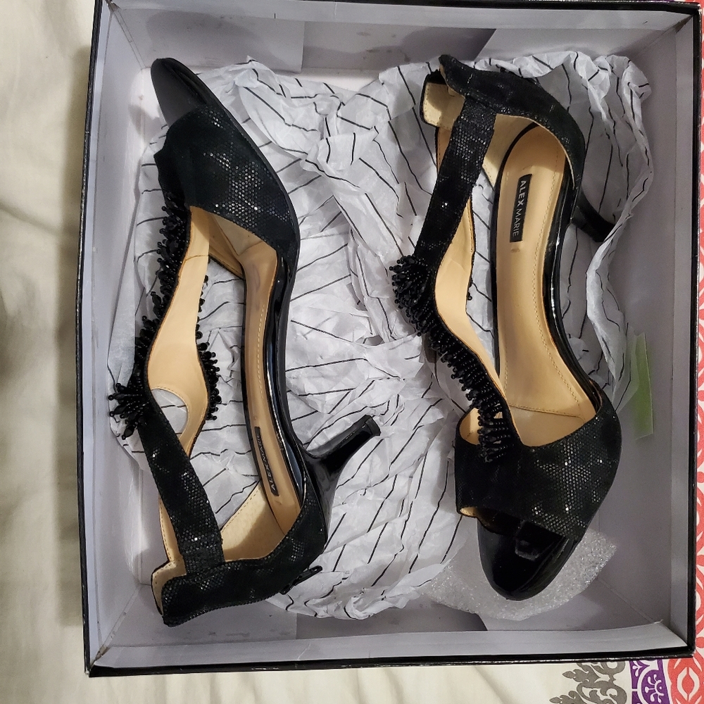 Alex Marie Black Darrcie Heels